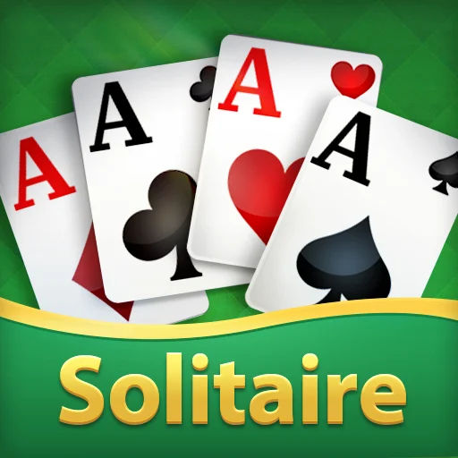 Forty thieves green felt solitaire